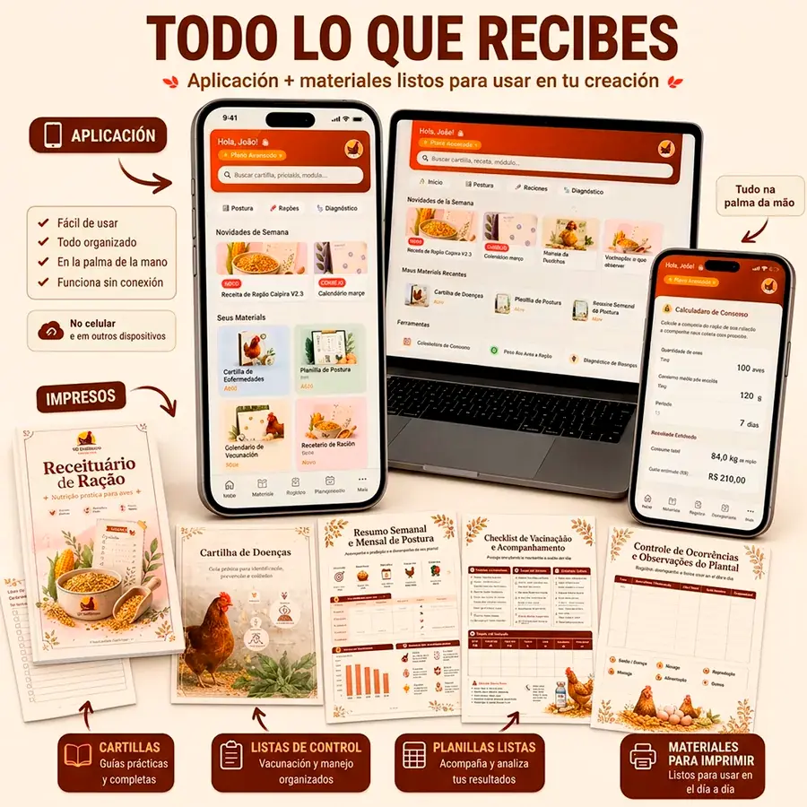 App y materiales incluidos